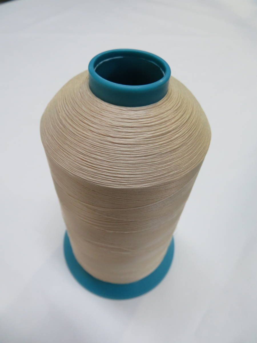 高品質 ベージュ色 FM-01 ミシン糸 60番 フィラメント糸 15000m 60 業務用 お得用 日本製 工業用 手縫い 糸 オーバーロック 大巻 大巻き拍卖