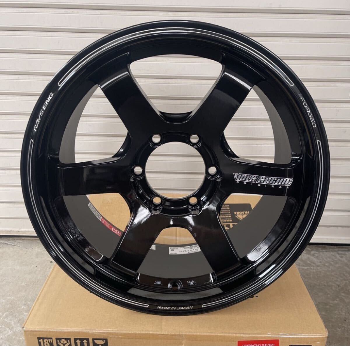 即納《VOLK RACING TE37SB 》18×8.5J+22 139.7/6H ボルクレーシング レイズ RAYS TE37 新品未使用 4本セット ハイエース ハイラックス拍卖