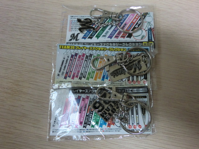 千葉ロッテマリーンズ プレーヤーズアクセサリー 3種拍卖