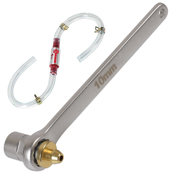 ブレーキブリーダーレンチ 10mm ワンウェイバルブチューブ付き B297拍卖