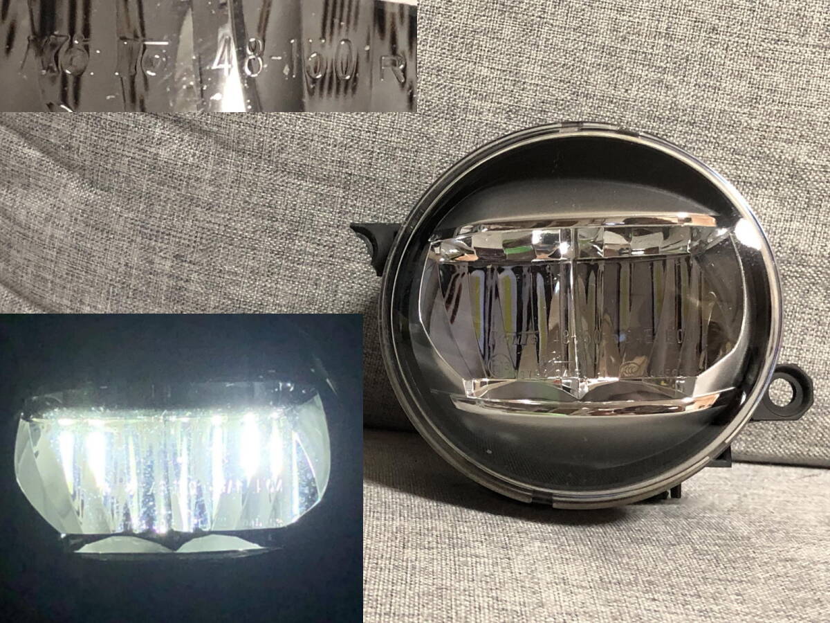 トヨタ純正 右フォグランプ LED KOITO 48-150R プリウス アクア アルファード ヴォクシー ノア拍卖