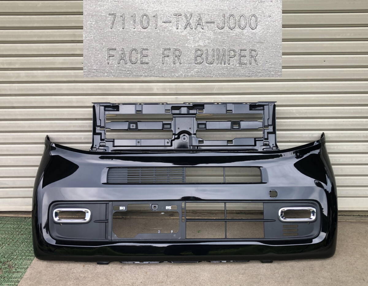 JJ1 JJ2 N-VAN+スタイル フロントバンパー クリスタルブラックパール NH731P拍卖