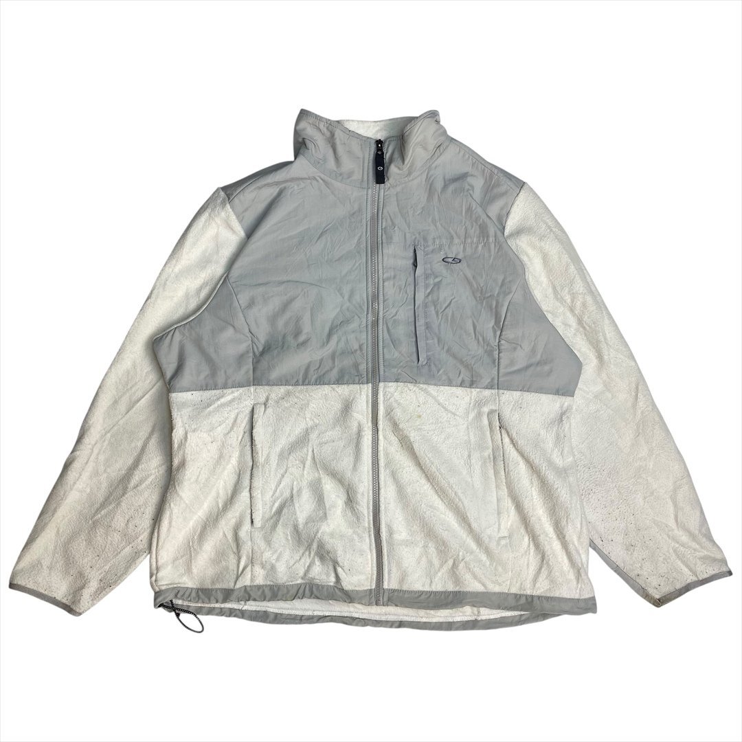 Vintage C9 by Champion チャンピオン フリース ジャケット メンズ XXL ホワイト 古着 防寒 ビンテージ ヴィンテージ拍卖