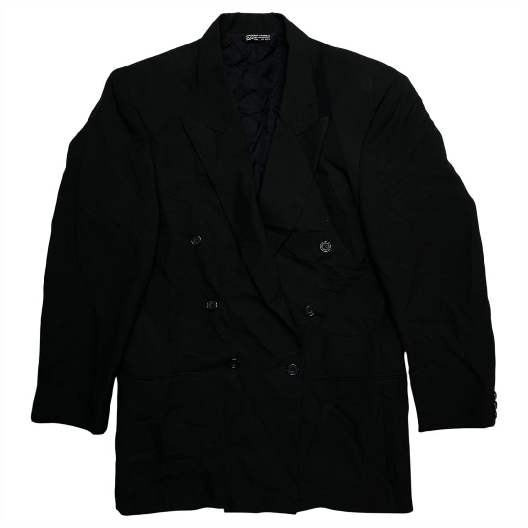 Vintage Falcone ファルコン テーラード ジャケット レディース FREE ブラック 古着 38 USA製 ダブル ビンテージ ヴィンテージ拍卖