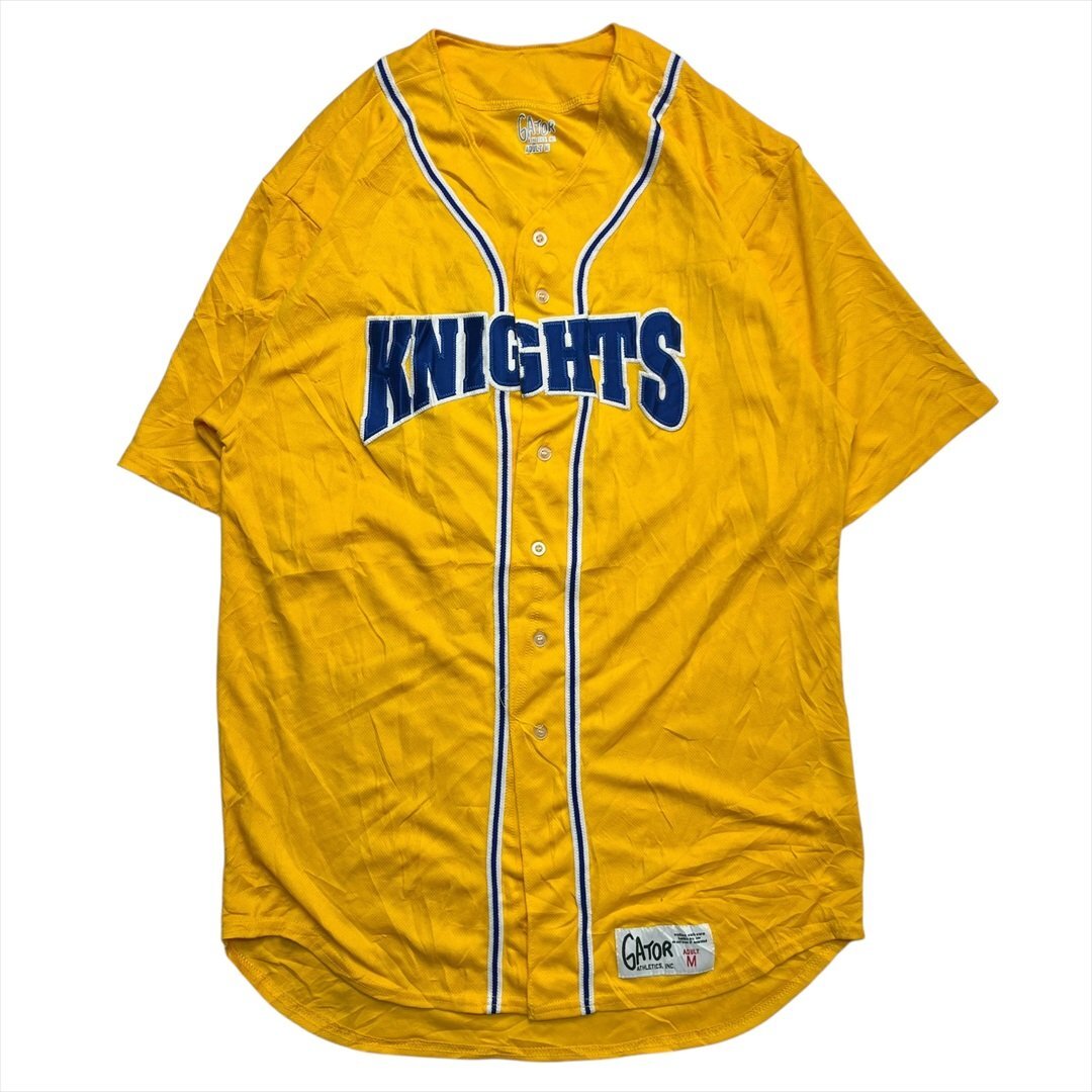 Vintage GATOR Knights ナイツ #4 ユニフォーム ジャージ メンズ M イエロー 古着 野球 ユニフォーム ゲーム シャツ ヴィンテージ拍卖