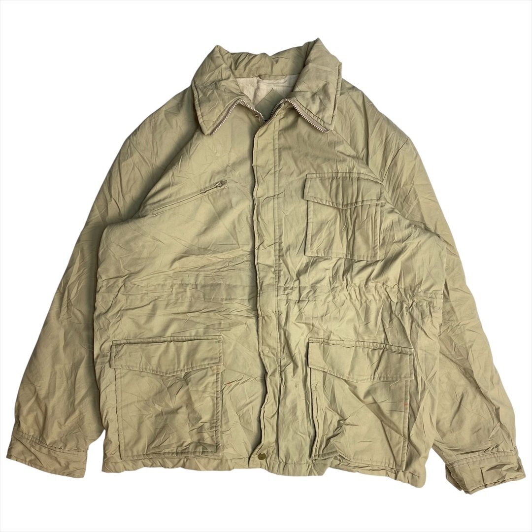 Vintage BIG YANK ビッグヤンク ハンティング ワーク ジャケット メンズ L ベージュ 古着 ウェア ウエア ビンテージ ヴィンテージ拍卖