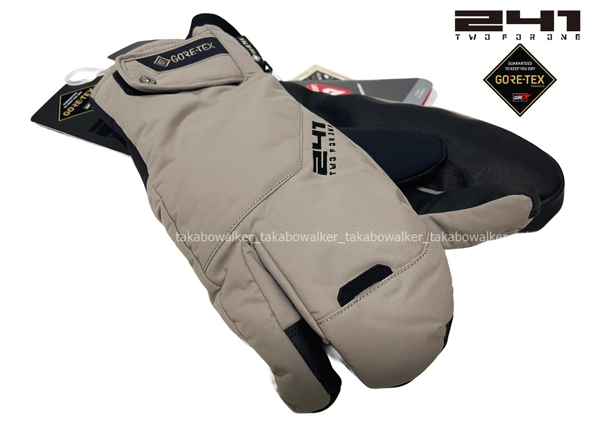241 TWO FORONEトゥーフォーワン GORE-TEX 3FINGER GLOVE ゴアテックス 3フィンガー グローブ(M)拍卖