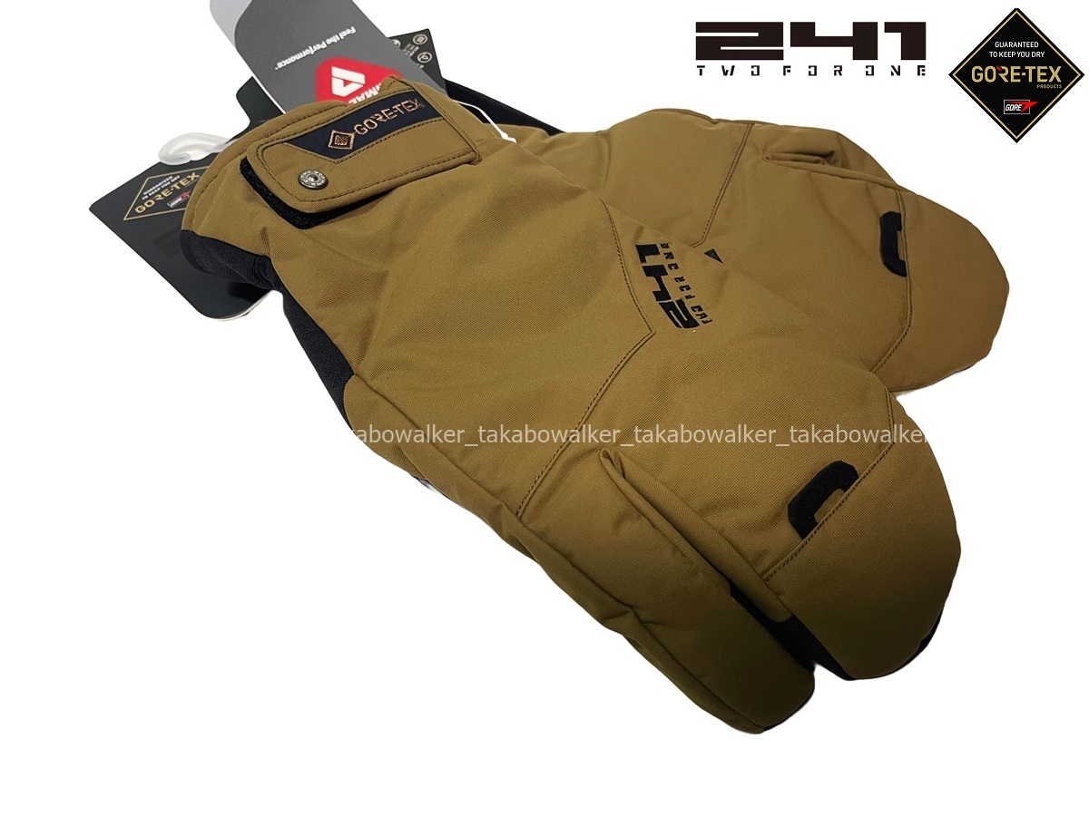 241 TWO FORONEトゥーフォーワン GORE-TEX 3FINGER GLOVE ゴアテックス 3フィンガー グローブ(M)BE拍卖