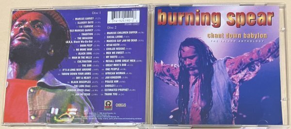 Burning Spear Chant Down Babylon The Island Anthology 2CD Roots reggae拍卖