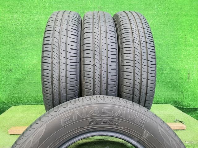 ダンロップ DUNLOP 夏タイヤ 4本セット ENASAVE EC204 145/80R13 2023年 7分山 EC202 EC203 エナセーブ拍卖