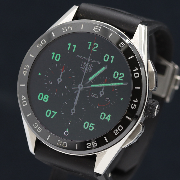 1円 箱付 タグホイヤー SBG8A 充電式 スマートウォッチ クォーツ メンズ/レディース腕時計 4879600 7ANT KTS拍卖