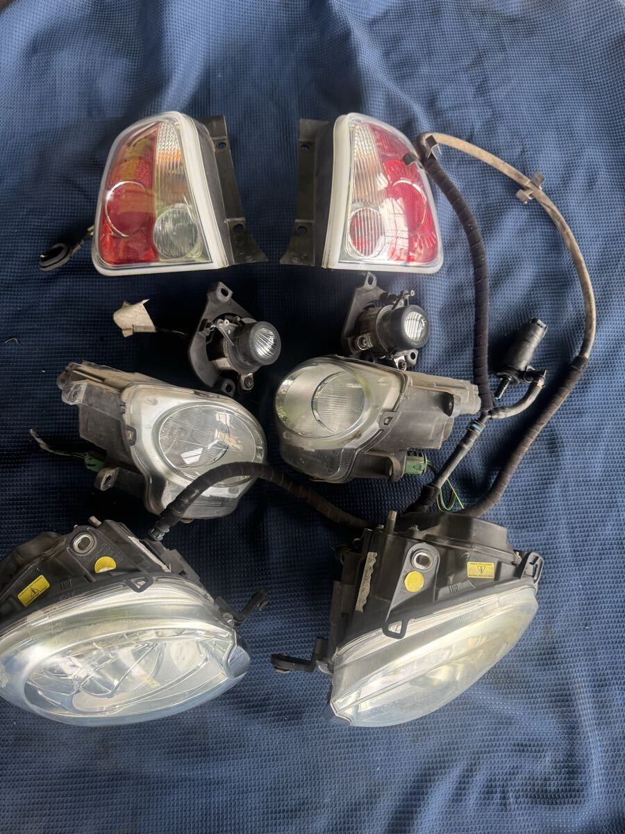 お得!フィアット fiat500 31209 ライトセット ヘッドライト テールランプ フォグランプ 左右セット HID拍卖