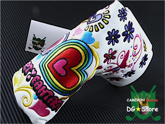 ファンタジー♪ DG★Storeオリジナル / Heart Fantasy White ヘッドカバー★for Scotty Cameron 拍卖