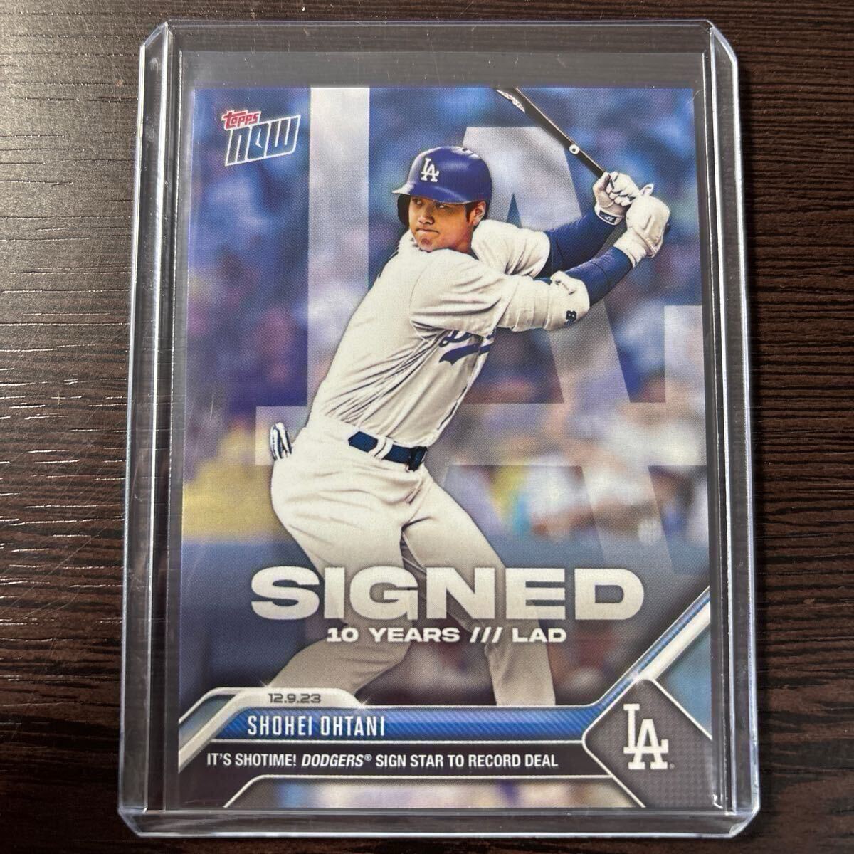 Topps Now Los Angeles Dodgers Shohei Ohtani トップス ナウ ロサンゼルス ドジャース 大谷翔平 契約記念 OS-21 数量9拍卖