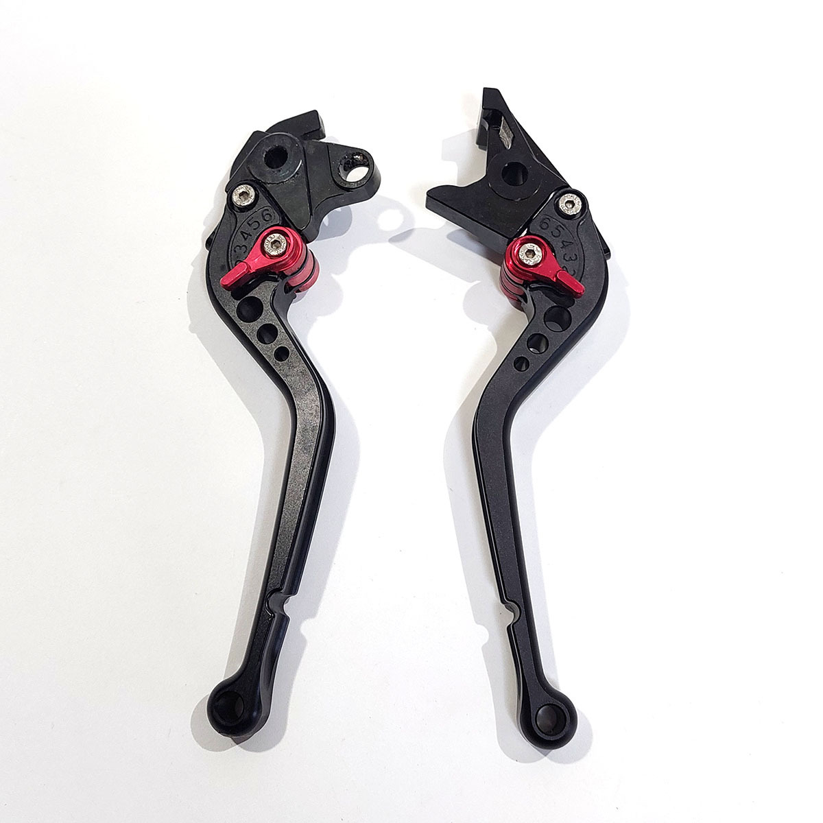 ブレーキレバー クラッチレバー 6段階調整 バイク用品 パーツ 中古現状品 ya2670拍卖