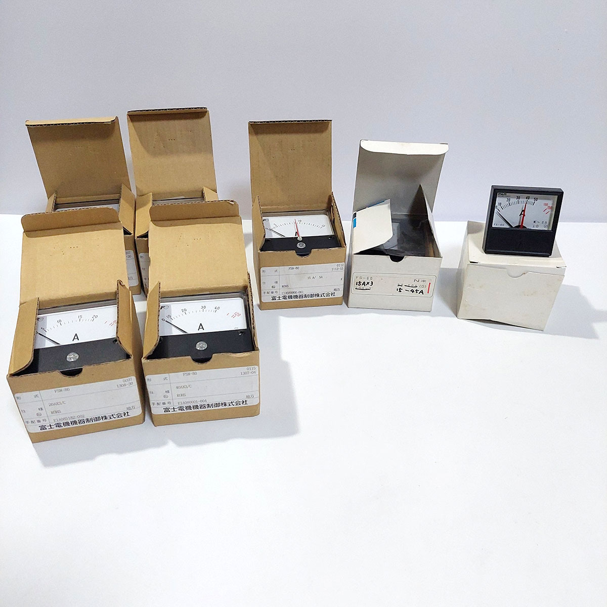 説備品 まとめて FS60 FSN-80 パネルメータ 計7個 6個未使用?? 現状品 ya2748拍卖
