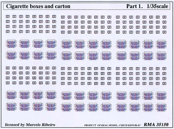 ●蔵出し! リアルモデル A35150 1/35 タバコ & カートンBOX (紙製)拍卖