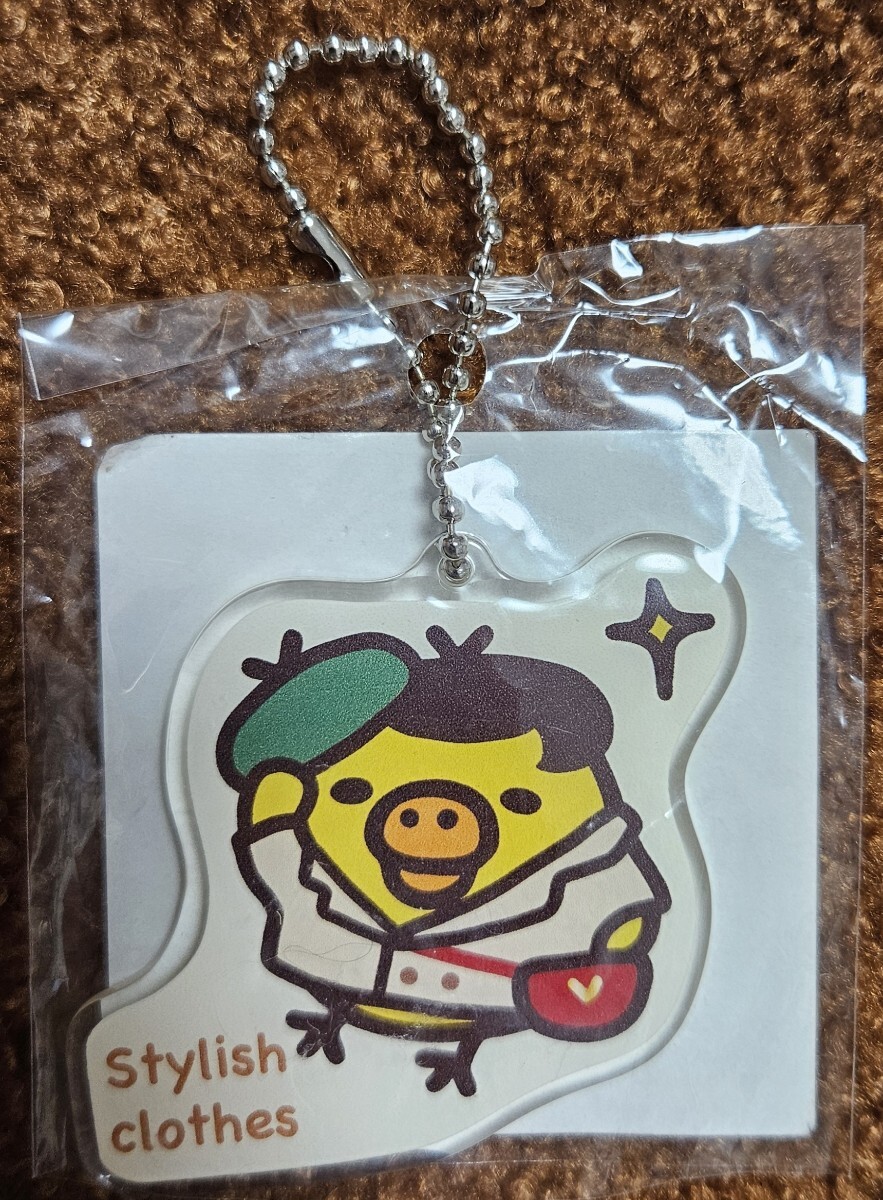 ♪リラックマ2018キイロイトリストア♪とるぅるんアクリルキーホルダースタイリッシュ(ぼうし)♪拍卖