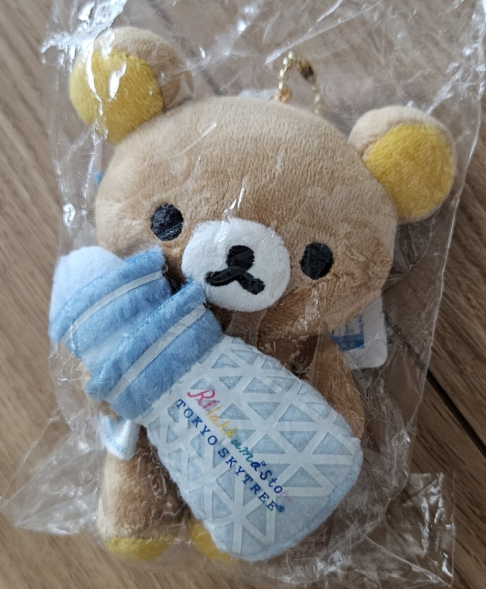 ♪リラックマストア限定2021ぬいぐるみバッジ♪東京スカイツリーストア♪リラックマ♪拍卖
