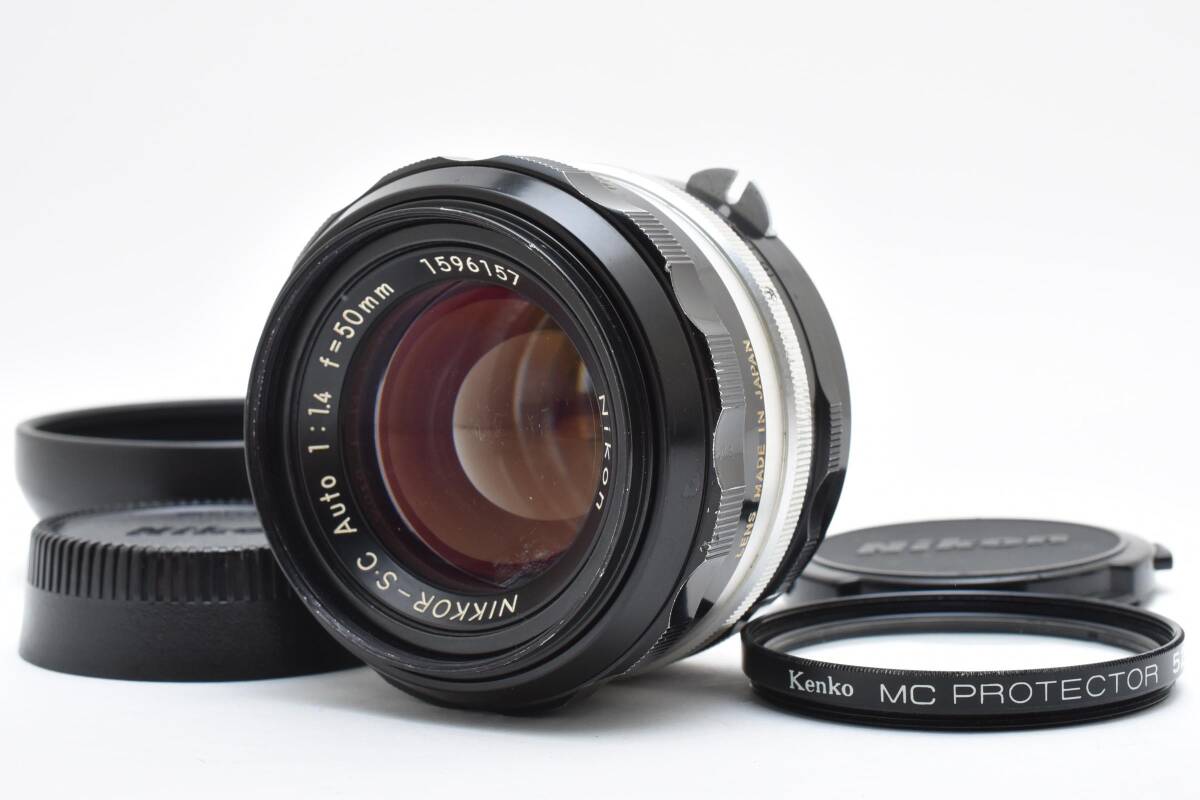 4996 【良品】 Nikon NIKKOR-S.C Auto 50mm f1.4 Non-Ai MF Lens ニコン MF単焦点レンズ 0801拍卖
