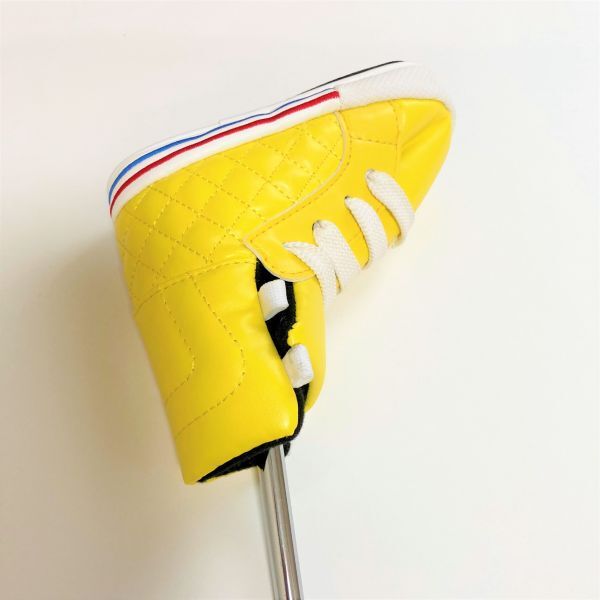 ピンタイプパターカバー スニーカー型 イエロー拍卖