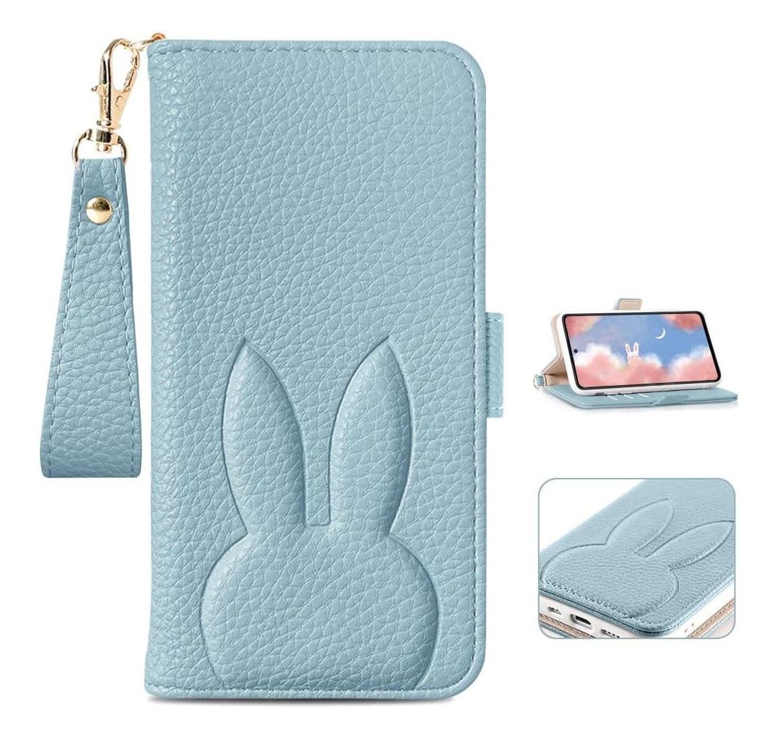 Google Pixel 9a ケース 手帳型 ストラップ付き カード収納 TPU 衝撃吸収 スタンド機能 肌感PUレザー ライトブルー ay341拍卖