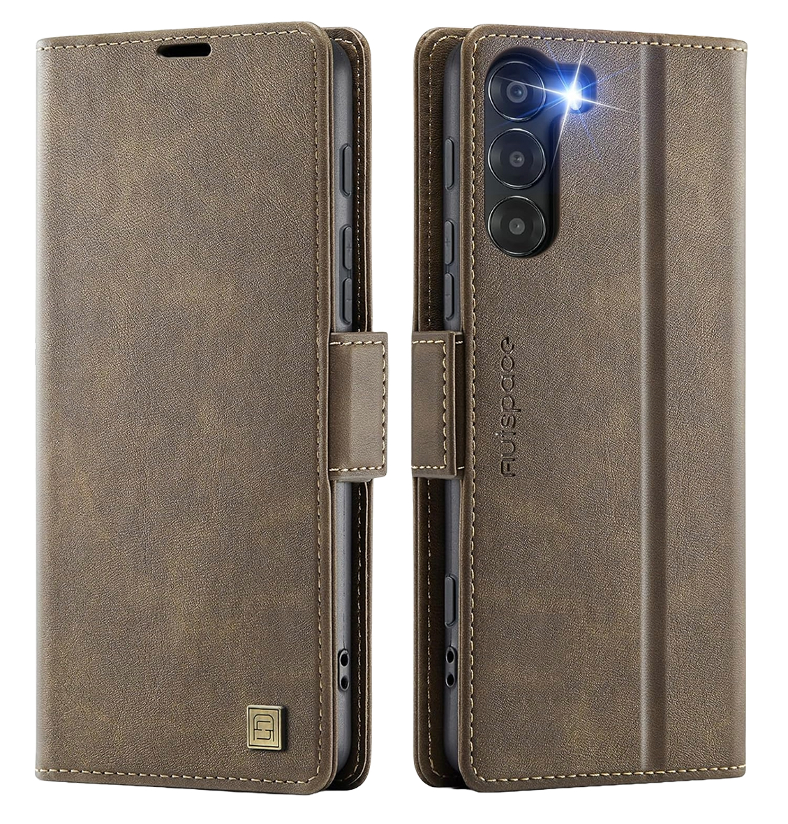 Nubia S 5G A403ZT 手帳型 フェイクレザー サイドマグネット式 カード収納 スタンド機能 耐摩擦 全面保護 コーヒー ay186拍卖