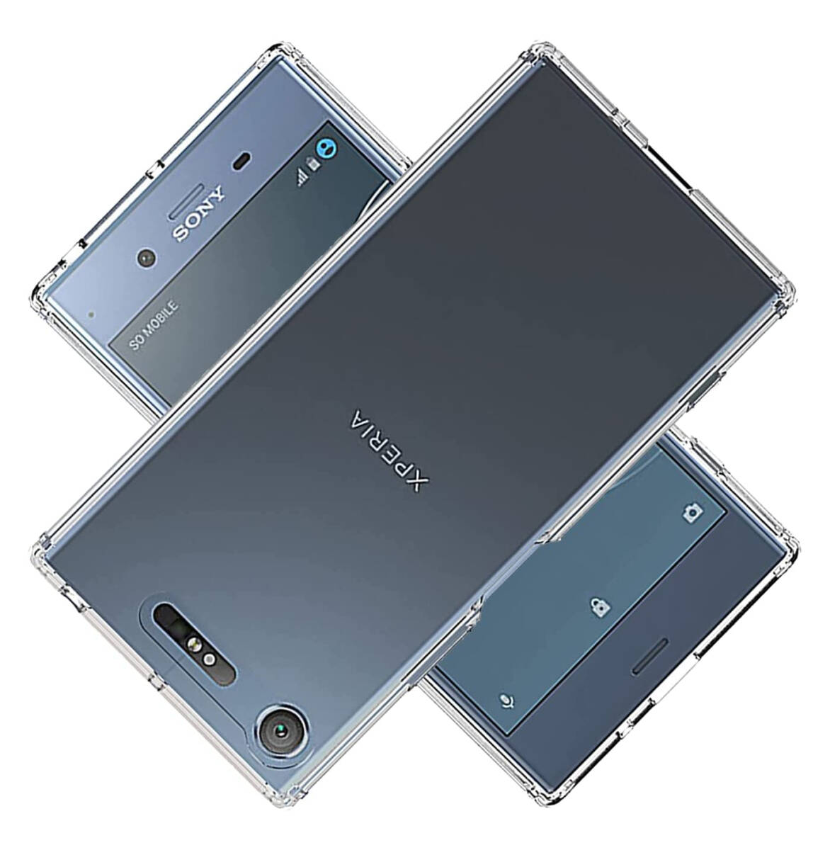 Sony Xperia XZ1 Compact SO-02Kケース TPU 保護ケース 背面 クリア ソフト すり傷防止 薄型 軽量 ay380拍卖