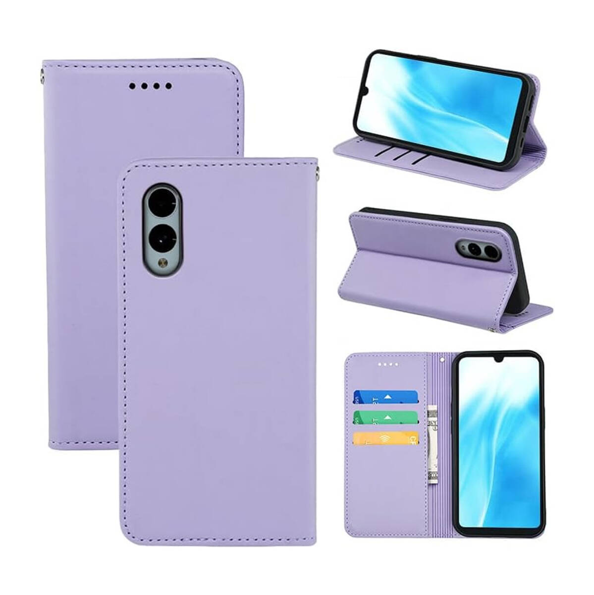 arrows We2 F-52E 用 ケース 手帳型 PUレザー カード収納 財布型 耐衝撃 ケース マグネット スタンド機能付き ライトローズゴールド ay364拍卖