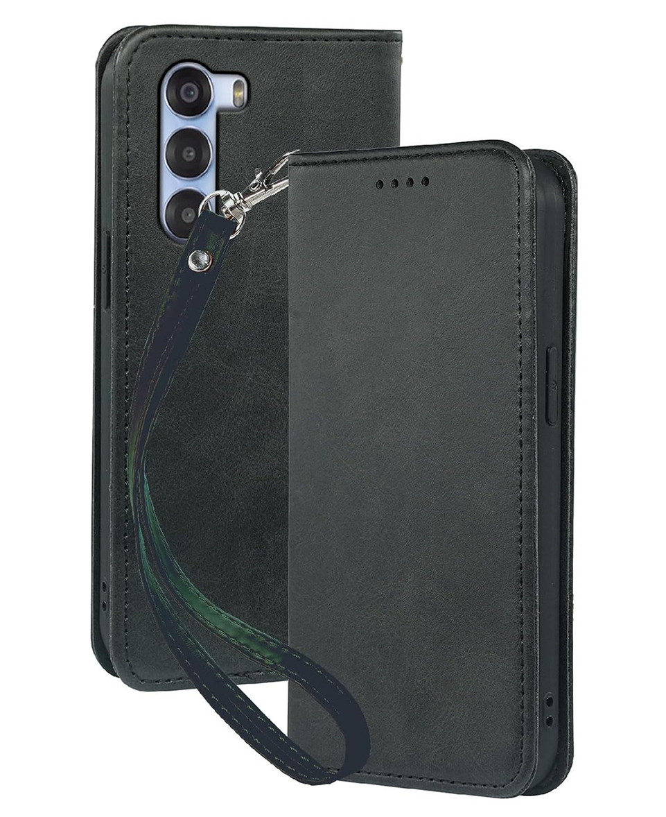 Nubia S 5G ケース 手帳型 職人仕様 スタンド機能付き 360度保護 カード収納 PUレザー 多機能 ベルトループ付 ブラック ay11拍卖