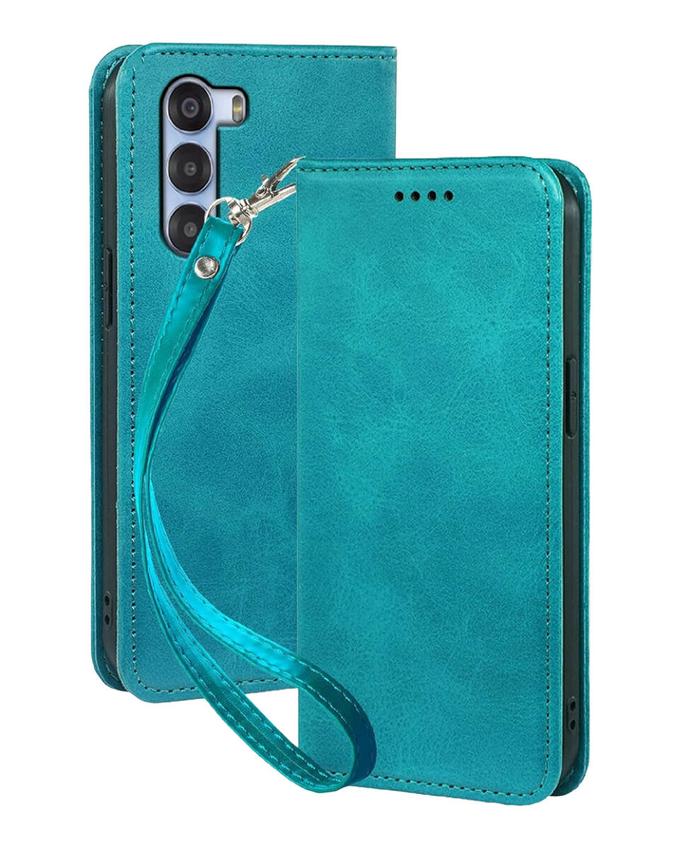 Nubia S 5G ケース 手帳型 職人仕様 スタンド機能付き 360度保護 カード収納 PUレザー 多機能 ベルトループ付 グリーン ay10拍卖