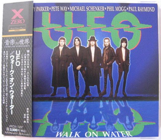 ◆CD◆UFO/ウォーク・オン・ウォーター◆マイケル・シェンカー/ピート・ウェイ/LIGHTS OUT '95収録◆旧規格・帯有り国内盤拍卖