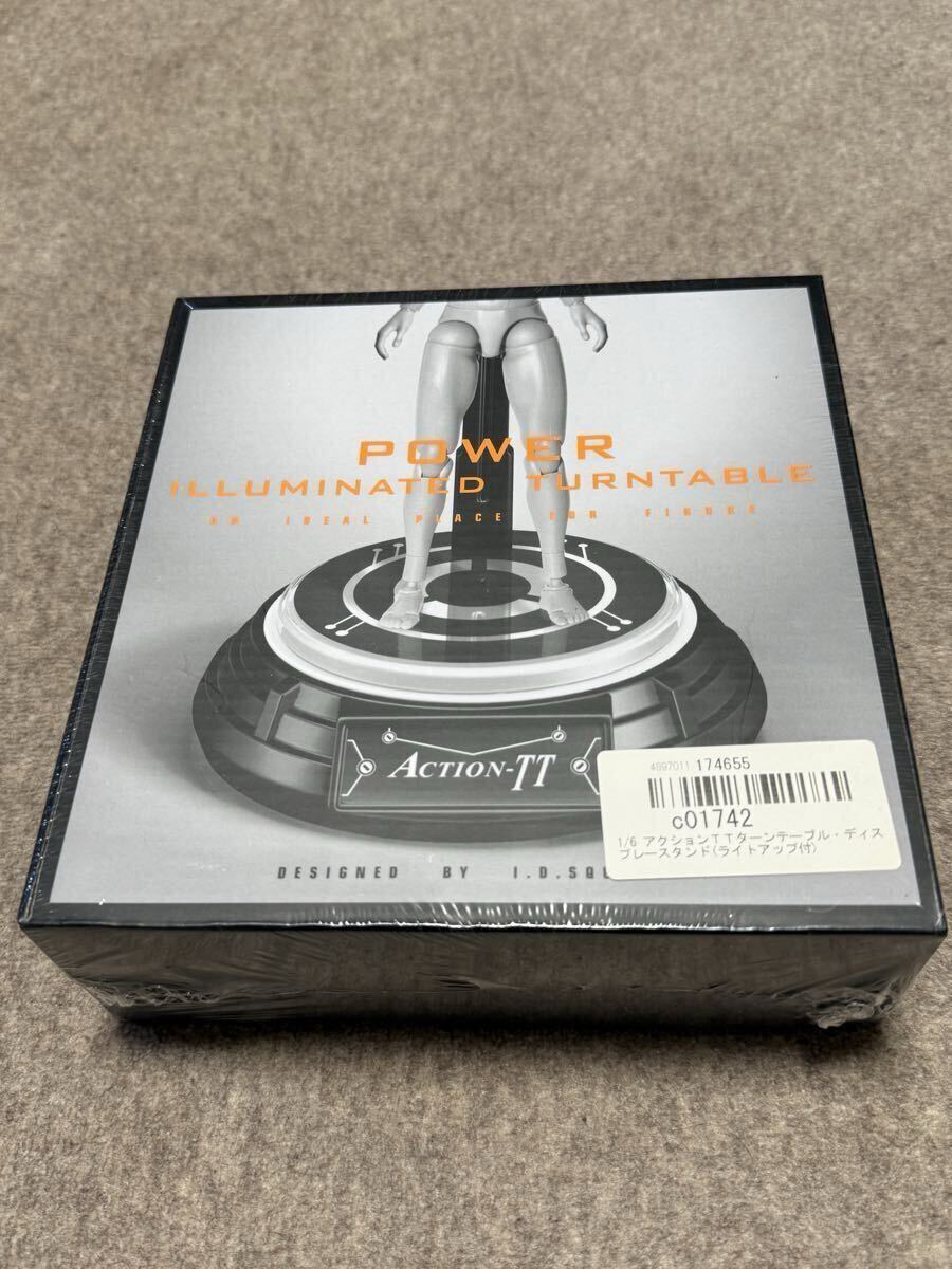 ホットトイズ・トゥルータイプ 1/6スケールフィギュア用スタンドアクションTTターンテーブル・ディスプレースタンド ライトアップ付き拍卖