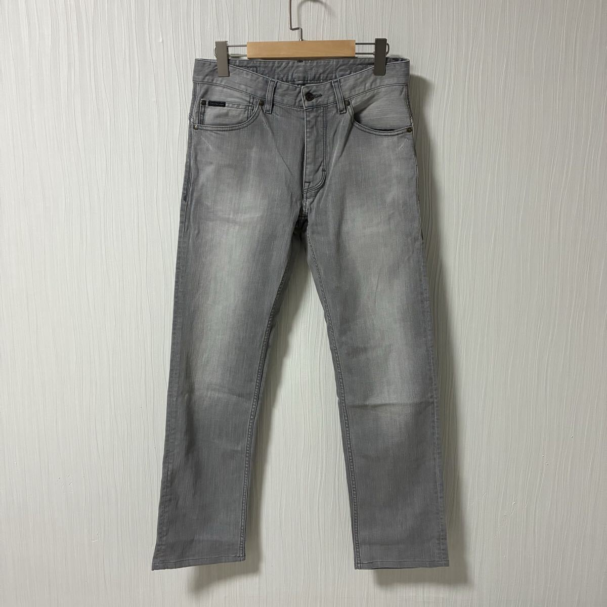 Calvin Klein Jeans カルバンクライン ジーンズ デニムパンツ メンズ グレー系 メンズ ジーパン a1150拍卖