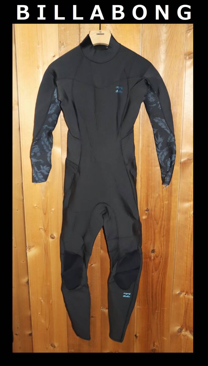 送料無料 即決【未使用】 BILLABONG ★ SYNERGY ウェットスーツ フルスーツ 3/2mm (Mサイズ) ★ ビラボン 税込定価2万1890円 BC018-002 併拍卖