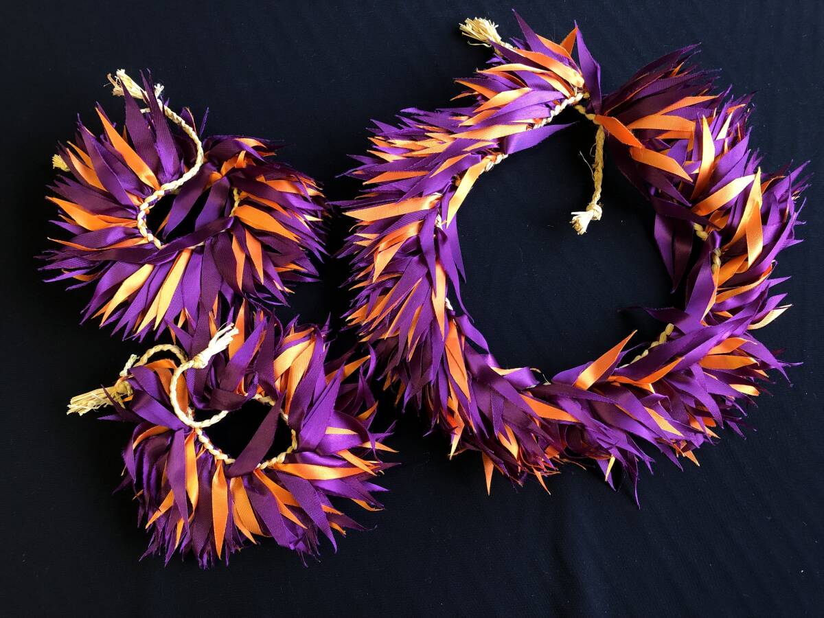 タヒチアンダンス レイ ネックコスチューム&リストコスチューム ナチュラコード 送料230円 美品 拍卖