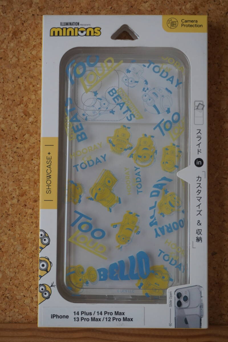 新品 ◇ 『怪盗グルー/ミニオンズ』シリーズ SHOWCASE+ iPhone14 Plus/14 Pro Max/13 Pro Max/12 Pro Max 対応 ケース ノイズ ◇ 拍卖