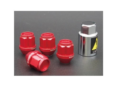 【新品】 INTER MILANO 超々ジュラルミン ロックナット レッド M12×1.5 28mm 4本セット トヨタ ミツビシ ホンダ マツダ ダイハツ拍卖