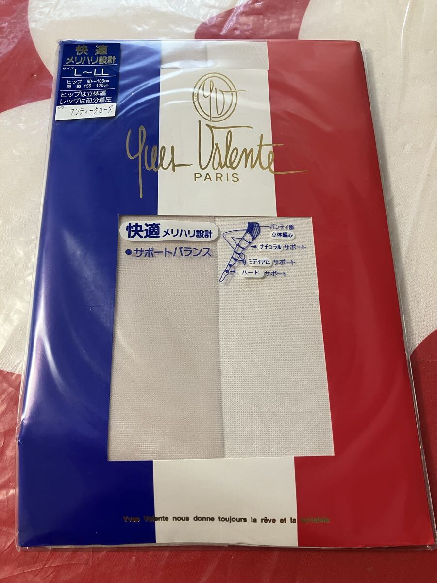 yves valente paris ハイゲージ ゾッキサポート L-LL アンティークローズ 快適メリハリ設計 パンティストッキング パンスト pantystocking拍卖