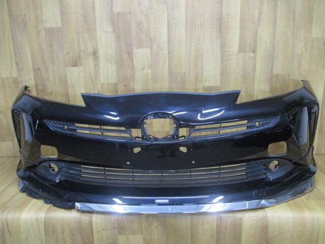 F1/ ZVW50/ZVW51/ZVW55プリウス後期 純正フロントバンパー モデリスタELEGANT ICE STYLEスポイラー付52119-47740/D2531-59610拍卖