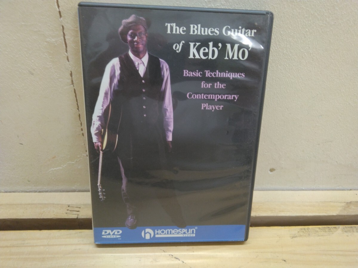 J31◆ギター教則DVD 楽譜付き『ザ ブルースギター オブ KEB’ MO’ ベーシックテクニック For コンテンポラリープレイヤー 1991年』250810拍卖