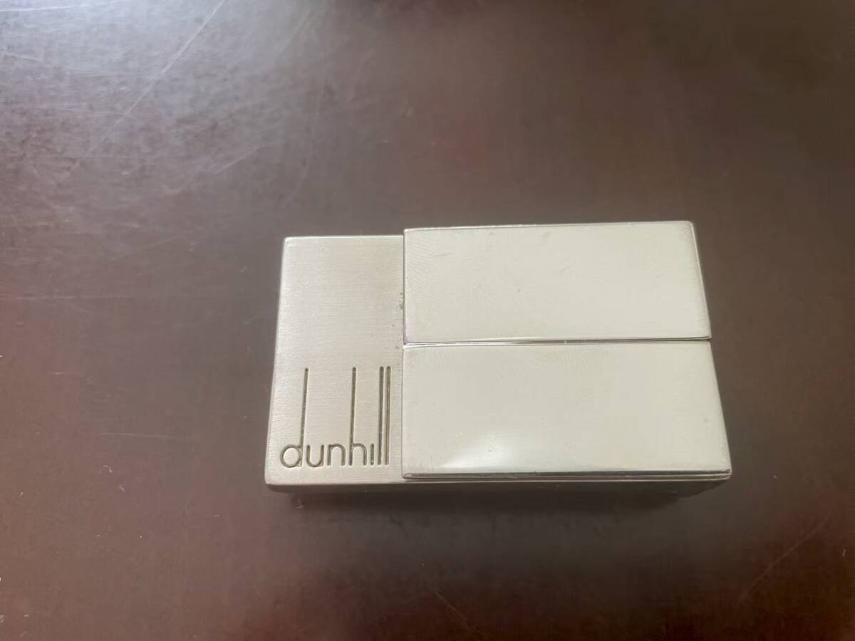 USED dunhill ダンヒル ベルト用金具 ベルトバックルのみ 幅3センチ シルバー色 本物保証拍卖
