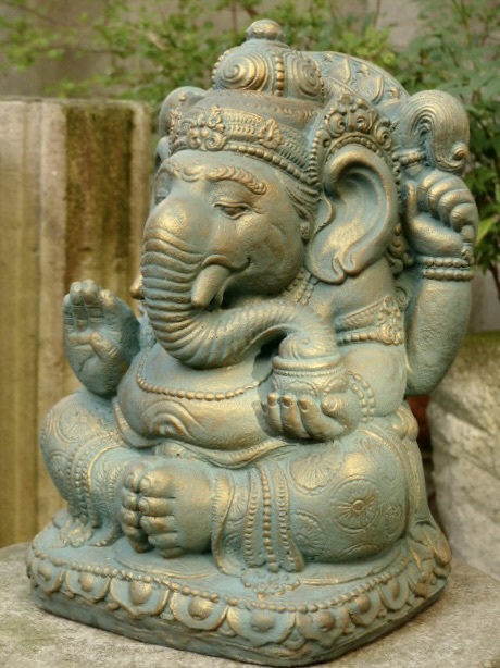 可愛らしいガネーシャ h31cm 幸福の神 福の神 ヒンドゥー仏像 Ganesha 0815拍卖