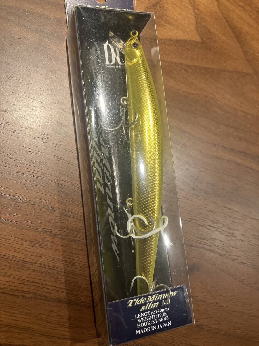 新品  DUO デュオ TideMinnow 140 タイドミノースリム140 SHハイパーゴールド拍卖