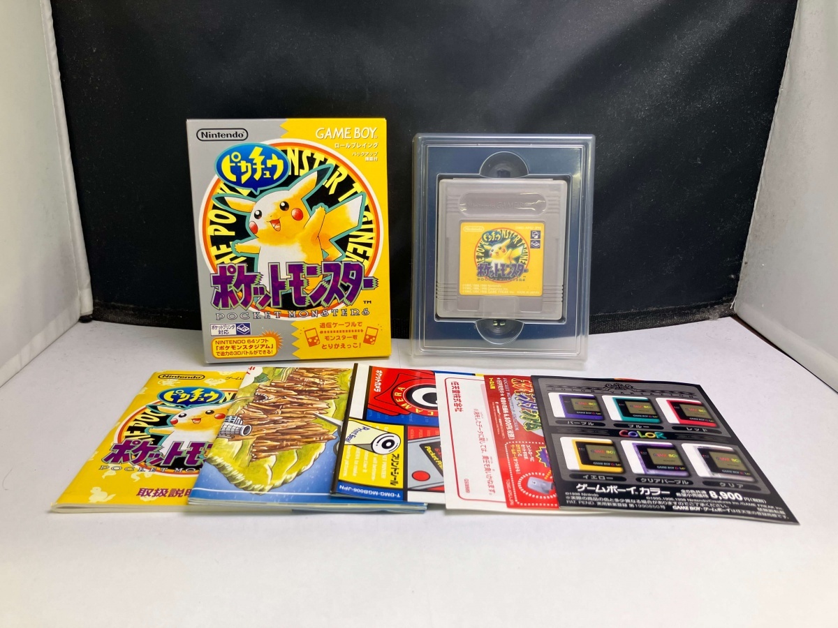 中古A+★ポケットモンスターピカチュウ マップ同梱★ゲームボーイソフト拍卖