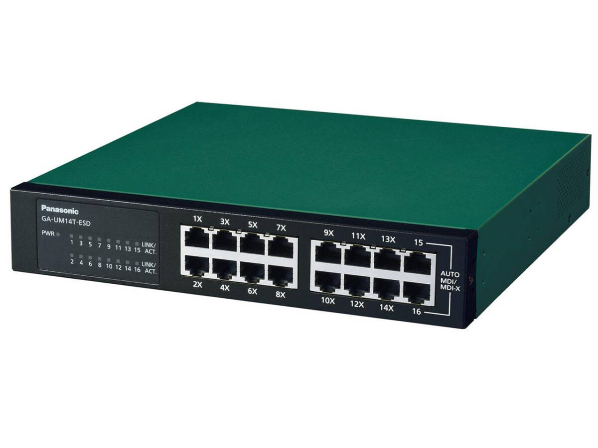 新品 Panasonic ネットワークハブ GA-UM14T-ESD PN24141拍卖