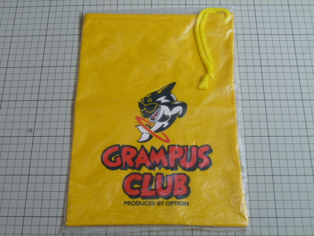 【希少 レア】正規品 GRAMPUS CLUB OPTION 袋 ( 当時物 です ) オプション グランパス クラブ 拍卖