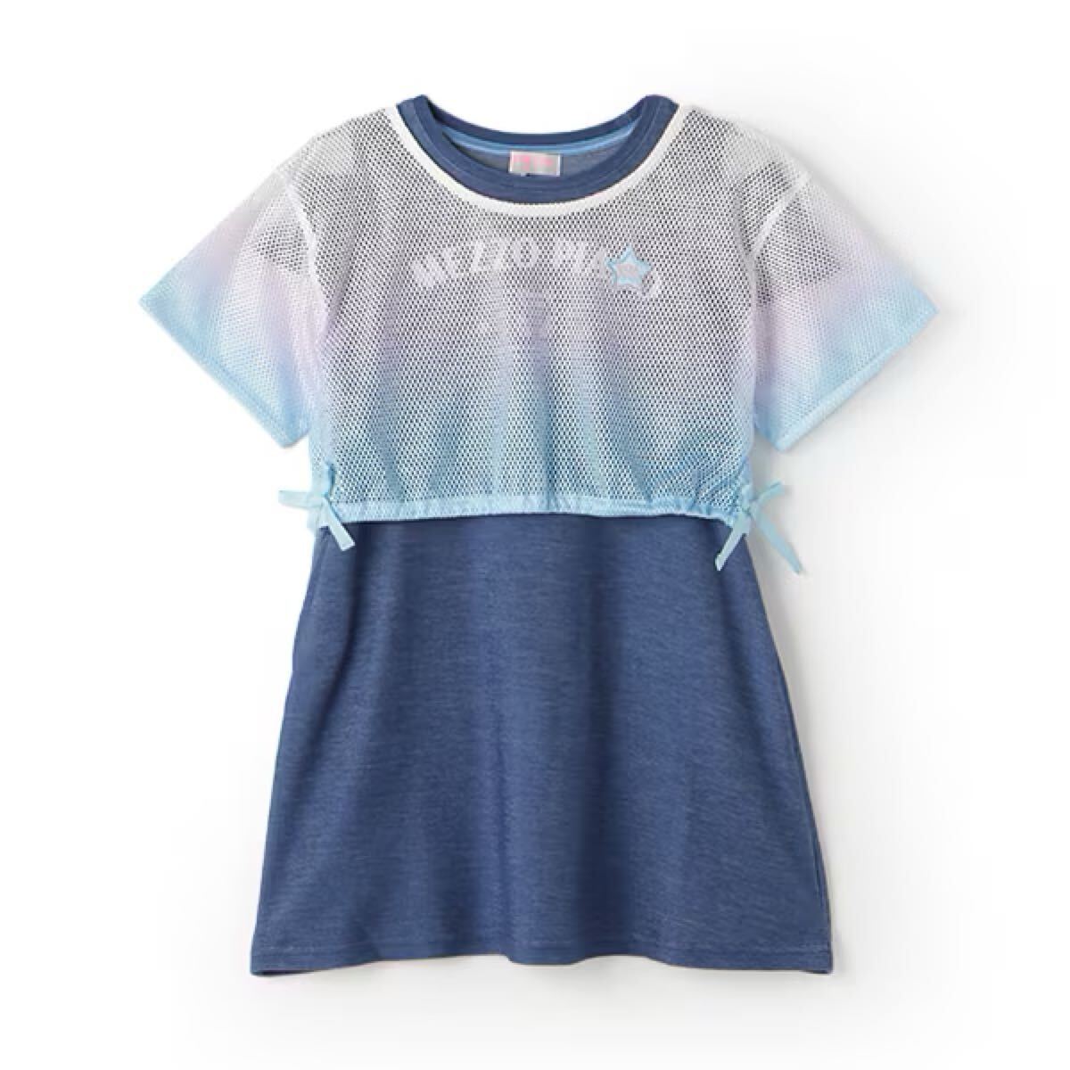 メゾピアノ新品新作タグ付きグラデーションメッシュ&ワンピースセット120拍卖