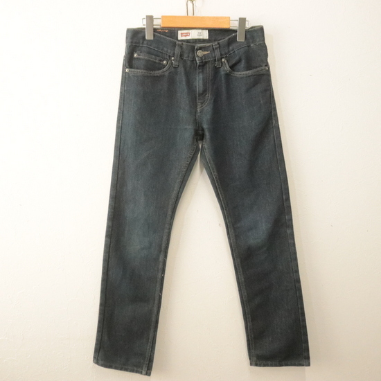 B843 2000年代製 Levis リーバイス デニムパンツ■00s 表記W28L28 レディース ネイビー 511 ジーンズ ジーパン アメカジ 古着 古着御 激安拍卖