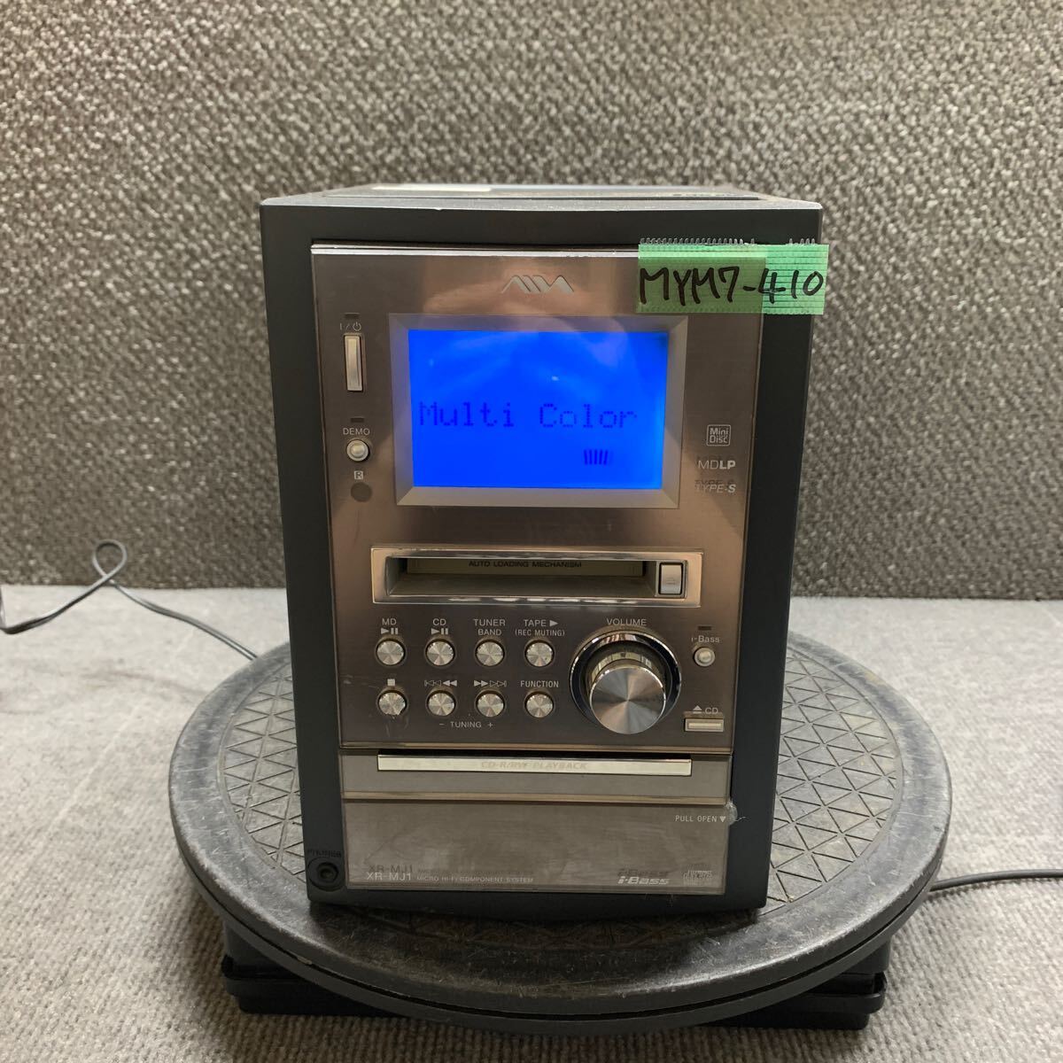 MYM7-410 激安 SONY CX-LMJ1 COMPACT DISC DECK RECEIVER 通電、電源オン、オフOK 中古現状品 ※3回再出品で処分拍卖